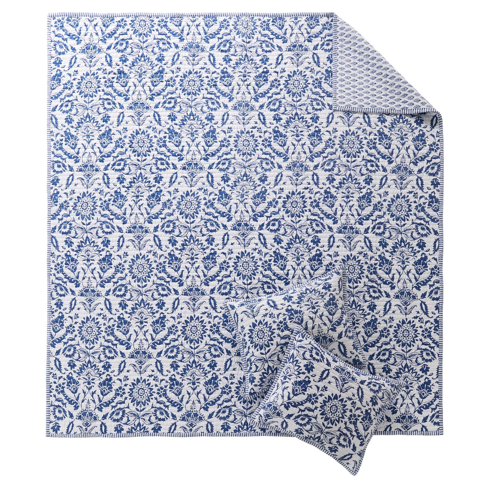 Levtex Home - Wholesale Bedding Set - Clara Blue Quilt Set4