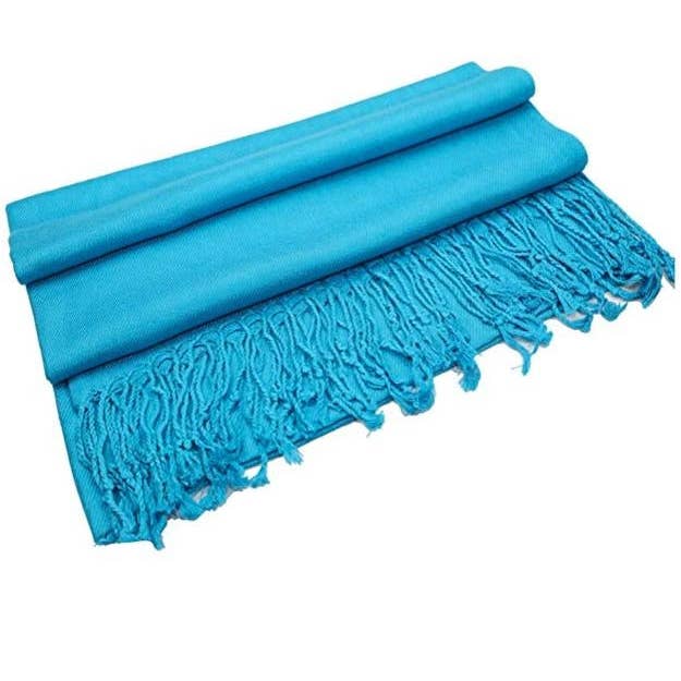 Jasper Trading LLC – Großhandel Schal – Damen – C11 - Einteiliger türkisfarbener modischer Pashmina-Schal2