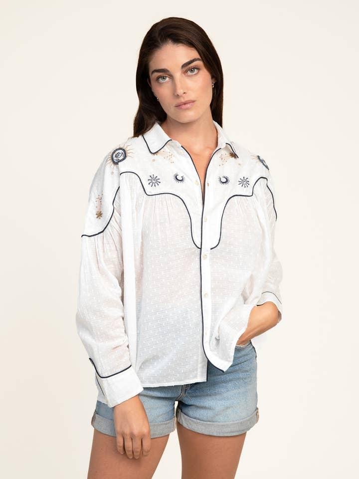 CAMICIA ISTERN notte per la vendita all'ingrosso da parte di Maison Anje