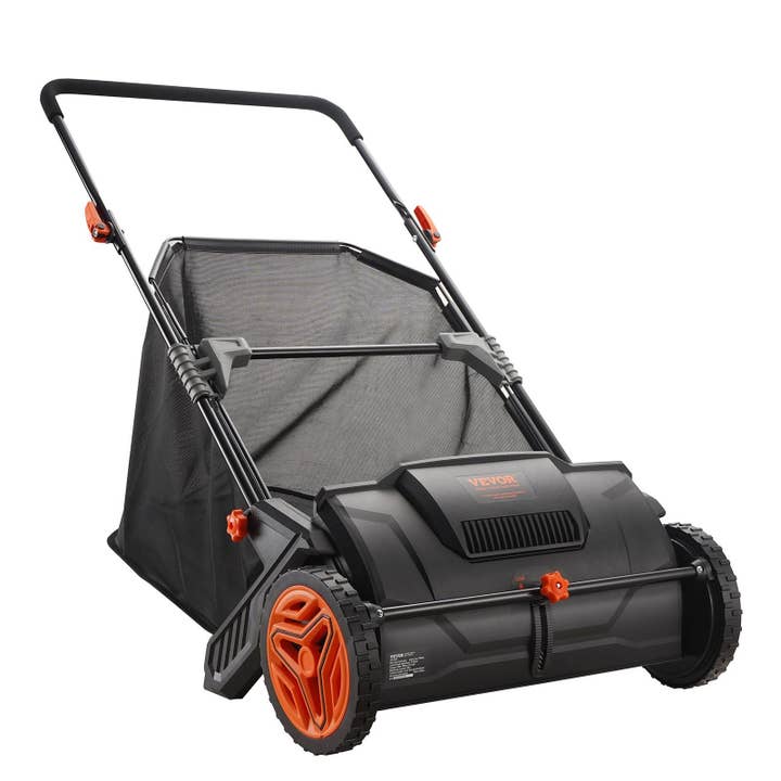 Hard Rock Health Stores - Wholesale Garden Tool - Push Lawn Sweeper/ 21-inch Leaf & Grass Collector