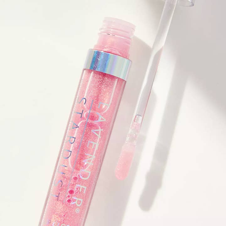 SPARKLE COSMIC LIP GLOSS - STRAWBERRY for wholesale by Lavender Stardust