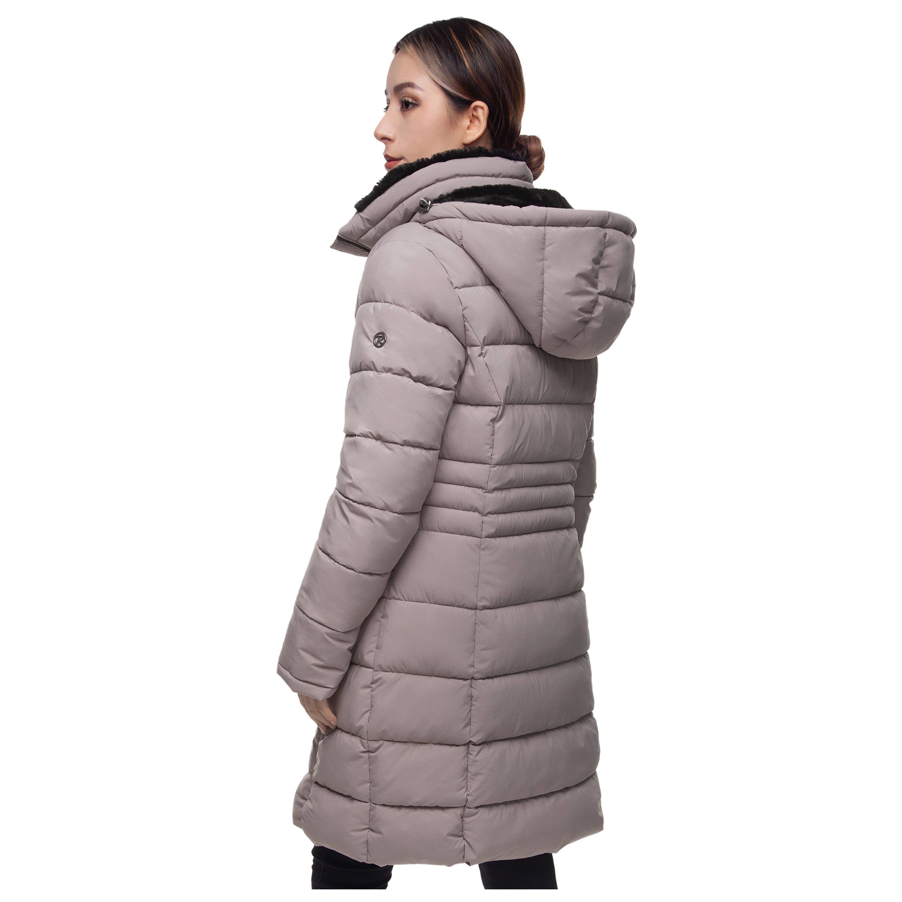 Rokka & Rolla - Wholesale Coat - Women's - Women's Heavy Long Winter Coat Parka Jacket32