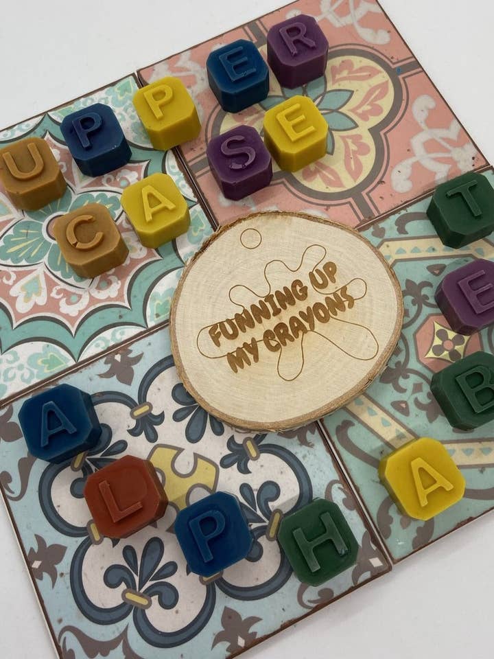 Upper Case Alphabet Set for wholesale by Funning Up My Crayons