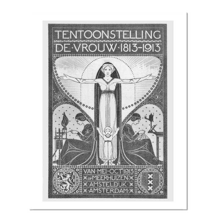 The Woman (De Vrouw) 1813-1913 Fine Art Print for wholesale by Cynefn