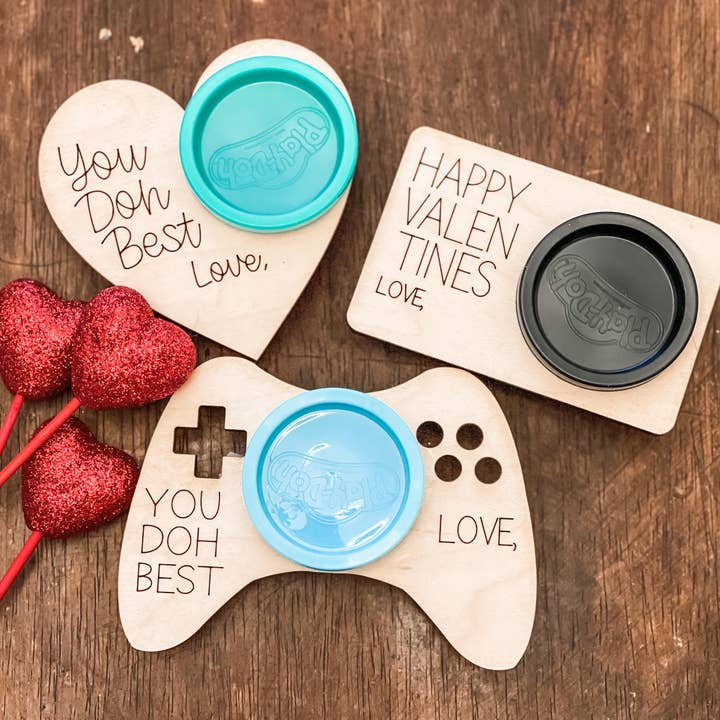Eager Hands Design - Wholesale Valentine's Day Card - Play-Doh Valentines Day Cards