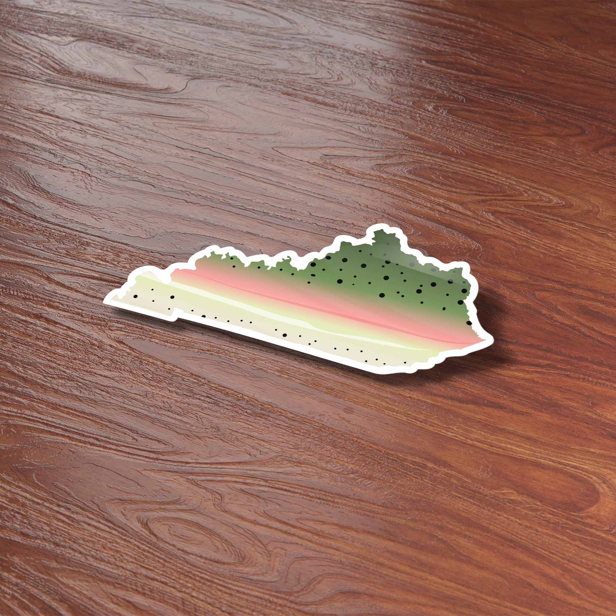 Sentinel Supply – wholesale Sticker – Rainbow Trout Kentucky Sticker, Fly Fishing Decal4
