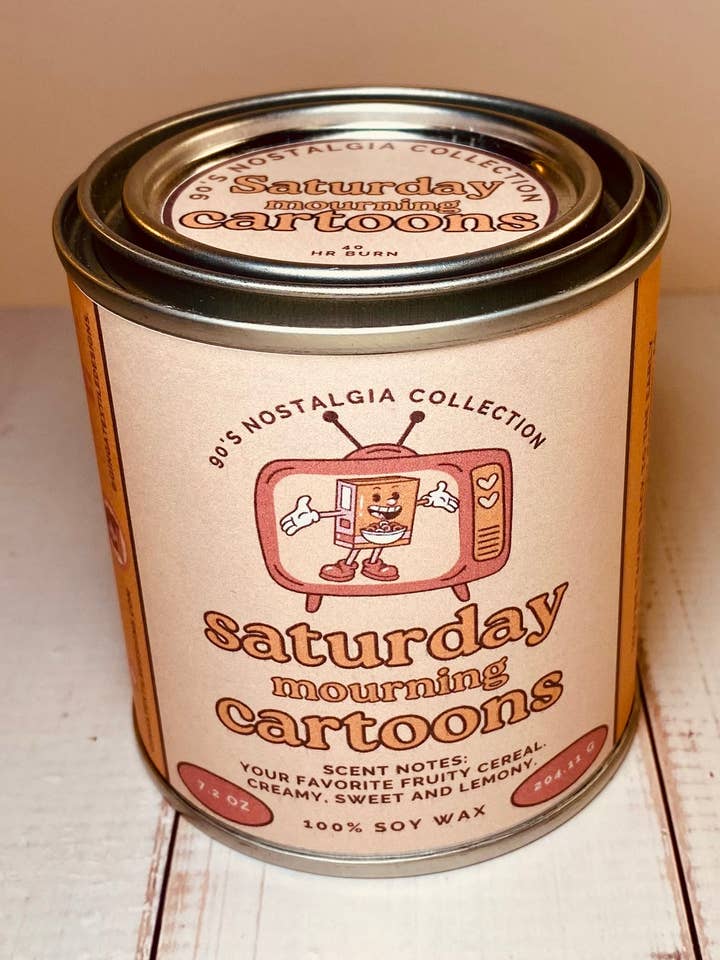 Dessins animés du samedi matin des années 90 pour la vente par Ginga Textile Designs L.L.C