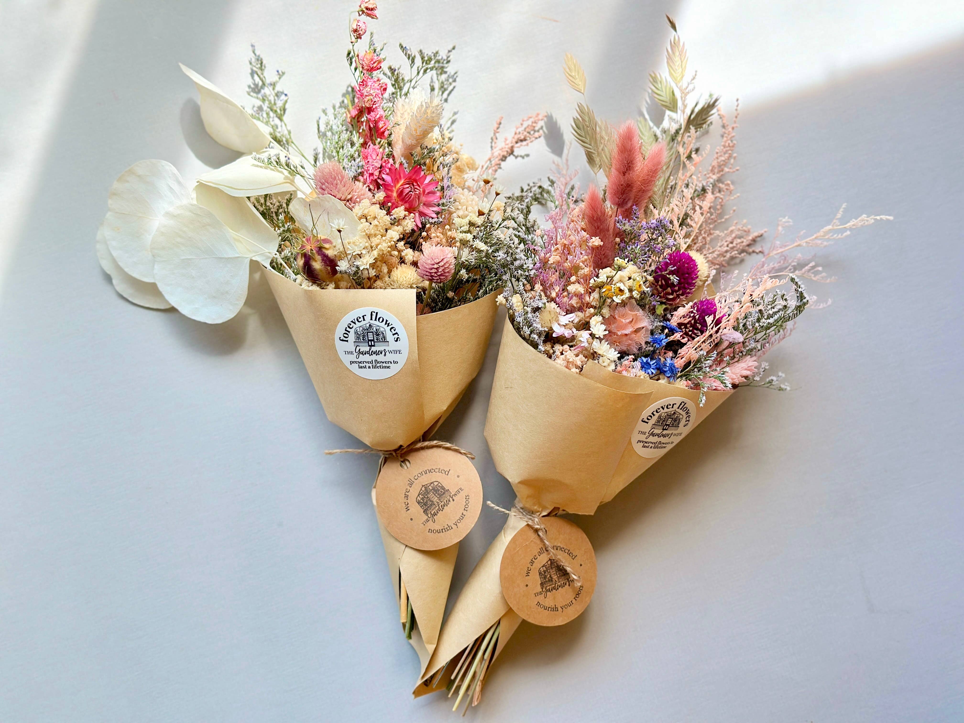 The Gardeners Wife - Wholesale Dried/Pressed Flowers - Mini Bouquets3