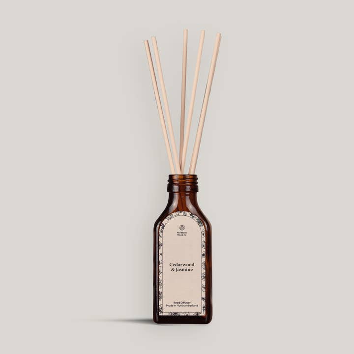 Cedarwood & Jasmine Eco Reed Diffuser (100ml) for wholesale by The Northern Wood Co