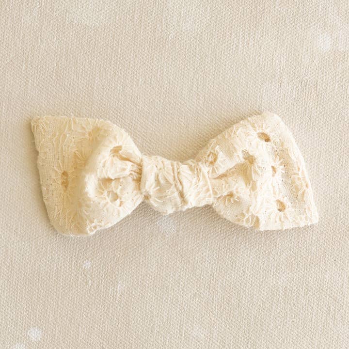 Fermaglio Nodo Classico Sovradimensionato // Oat Gingham per la vendita all'ingrosso da parte di Acre