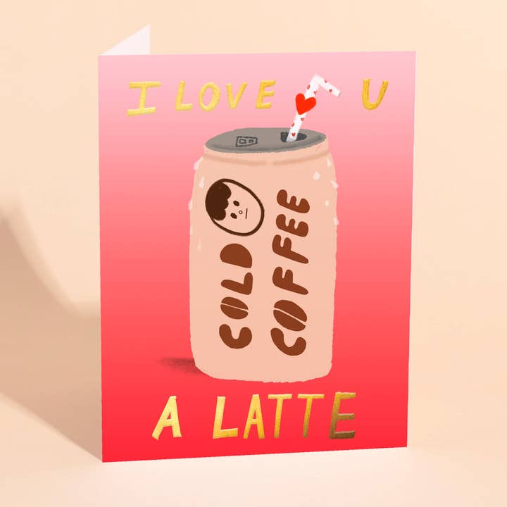COLD BREW - Love Card for wholesale by Carolyn Suzuki