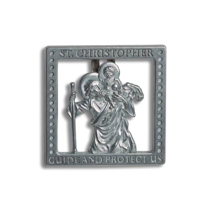 Roman - Wholesale Keepsake Coin/Token - St Christopher Visor Clip Carded; 6 Assorted 36-pc w/Display4