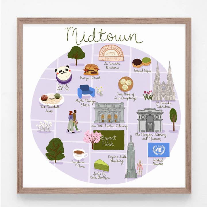 Stampa NYC Midtown per la vendita all'ingrosso da parte di London Block by Block