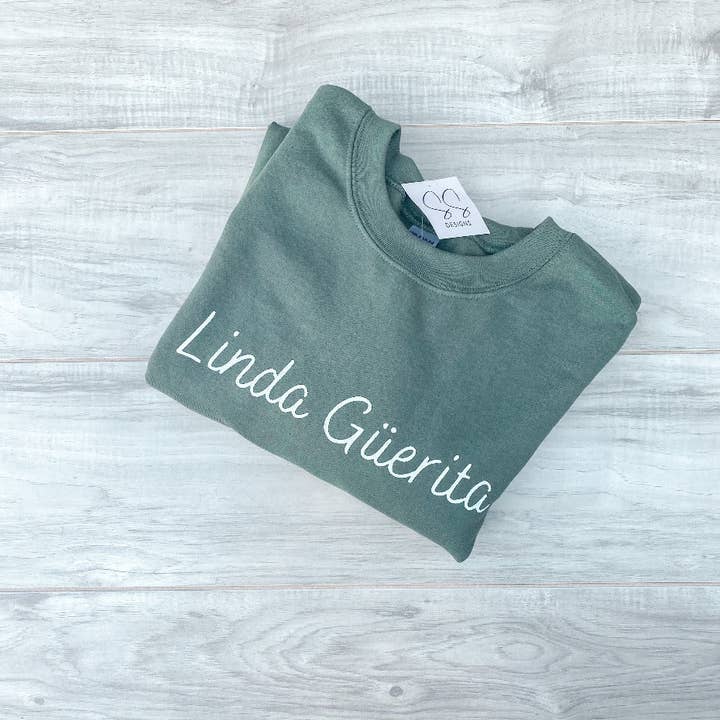 Sudadera Linda Guerita - Verde militar para venta al por mayor de Soy Senorita