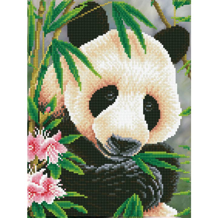 Panda Prince (Framed) for wholesale by DIAMOND DOTZ®