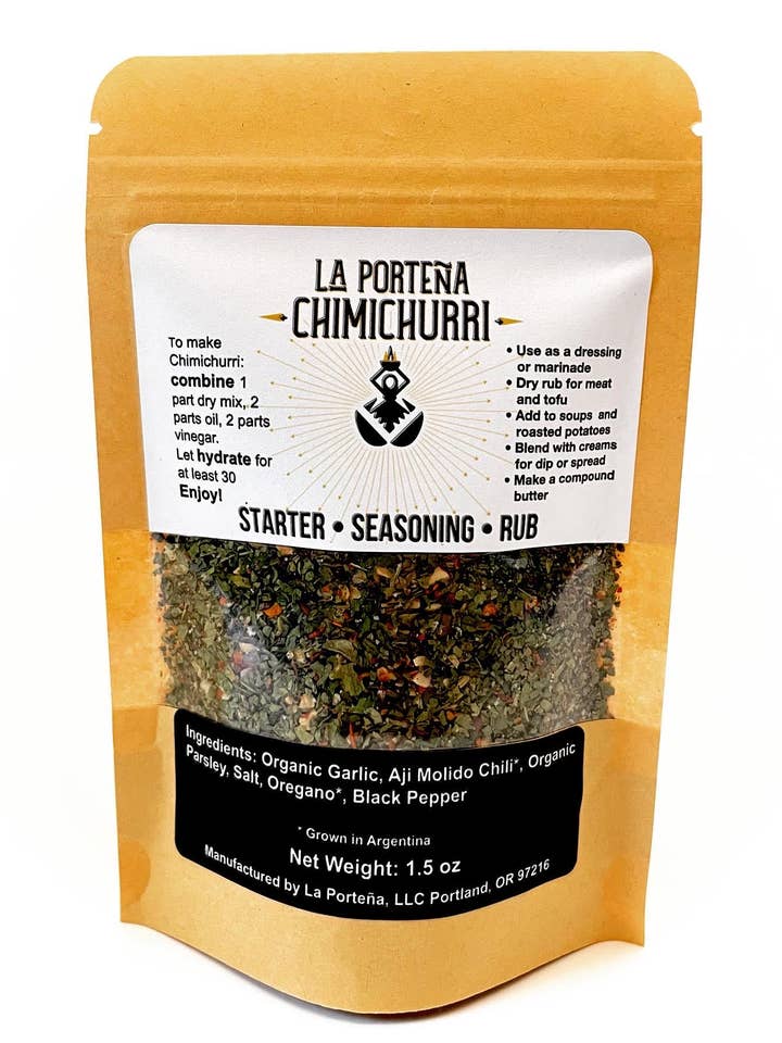 Chimichurri Starter/Seasoning/Rub for wholesale by La Porteña