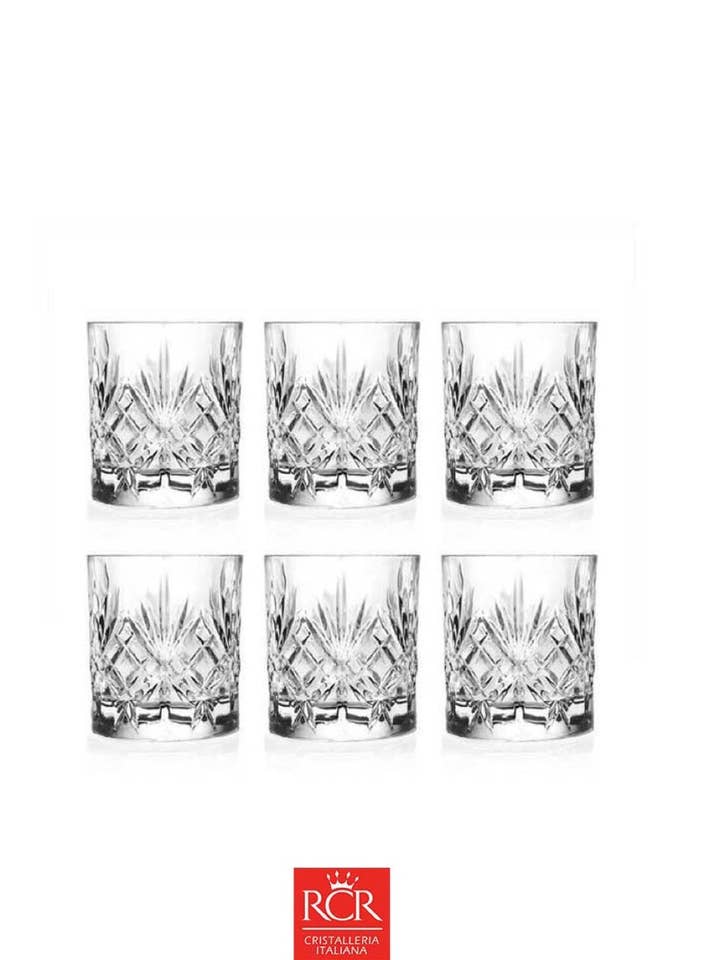 Bicchieri da shot RCR Melodia 8cl 6 pezzi. per la vendita all'ingrosso da parte di Hospitality Line
