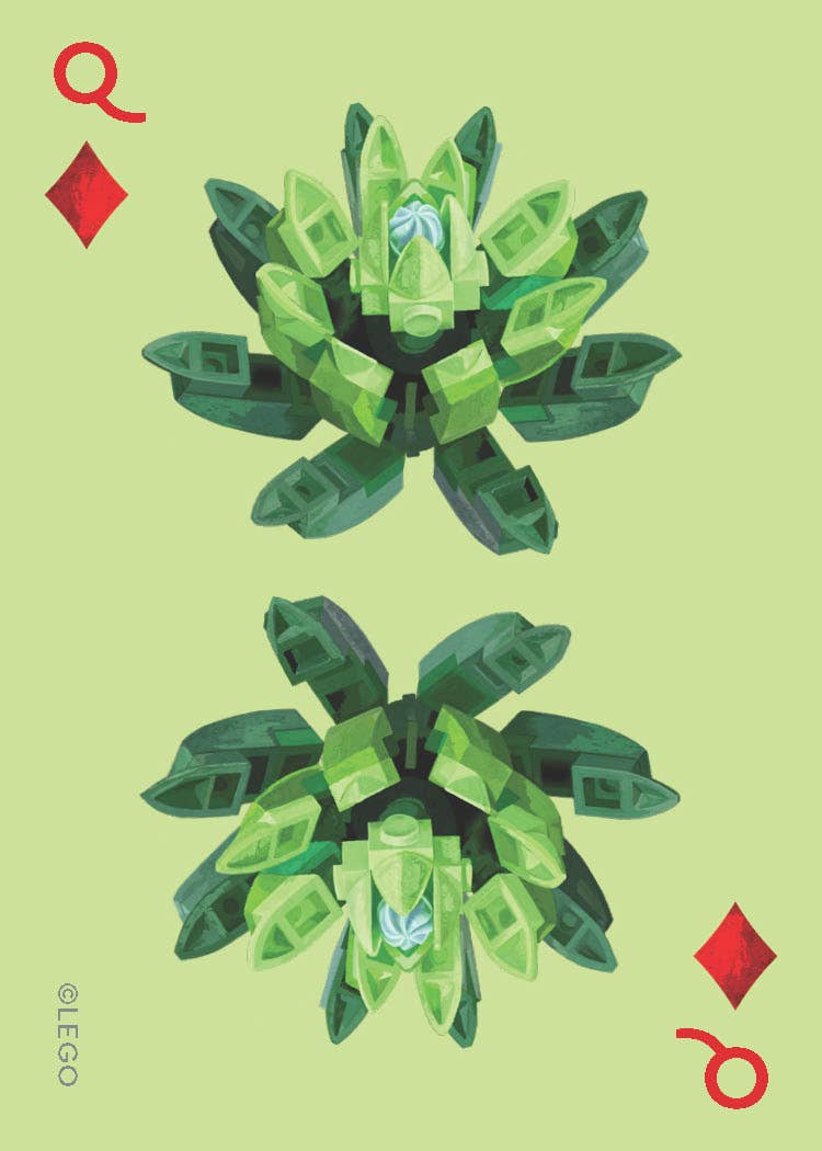 Chronicle Books - Wholesale Playing Cards - LEGO Botanical Playing Cards6