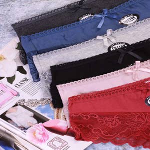 Wholesale Free Sample Women Underwear Cotton, Lace, Seamless