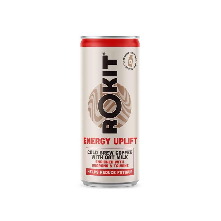Café infusé à froid Energy Uplift et avoine M ! Latte Alk - 250 ml pour la vente par Rokit Health