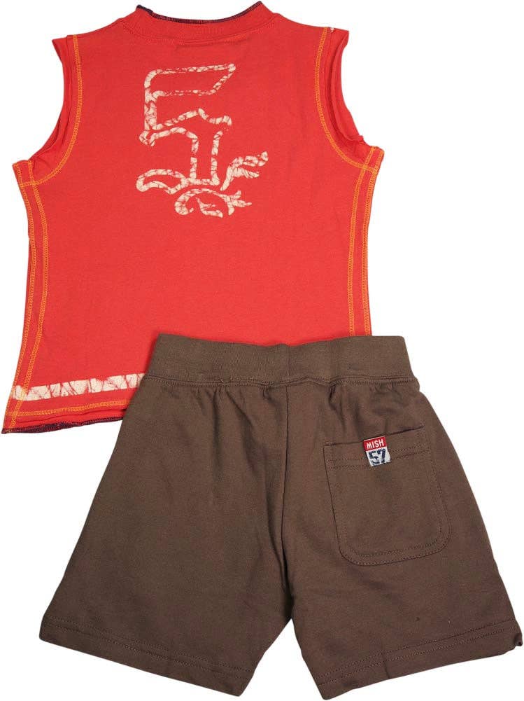 Eastern Off Price – Engroshandel Top- og shortssæt – til børn – Mish Mish småbørn & dreng bomuld kortærmet sæt29