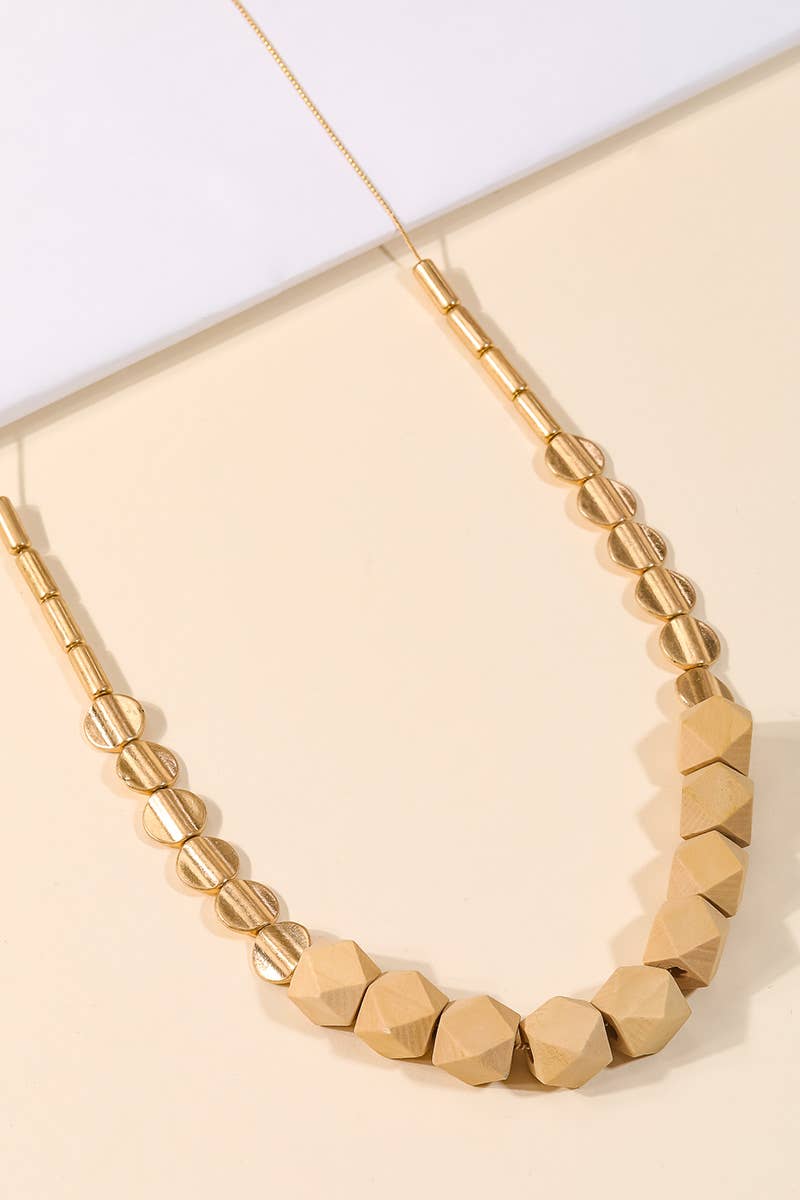 Anarchy Street - Venta al por mayor Collares de cuentas/perlas - Collar largo Block Bead Charm2