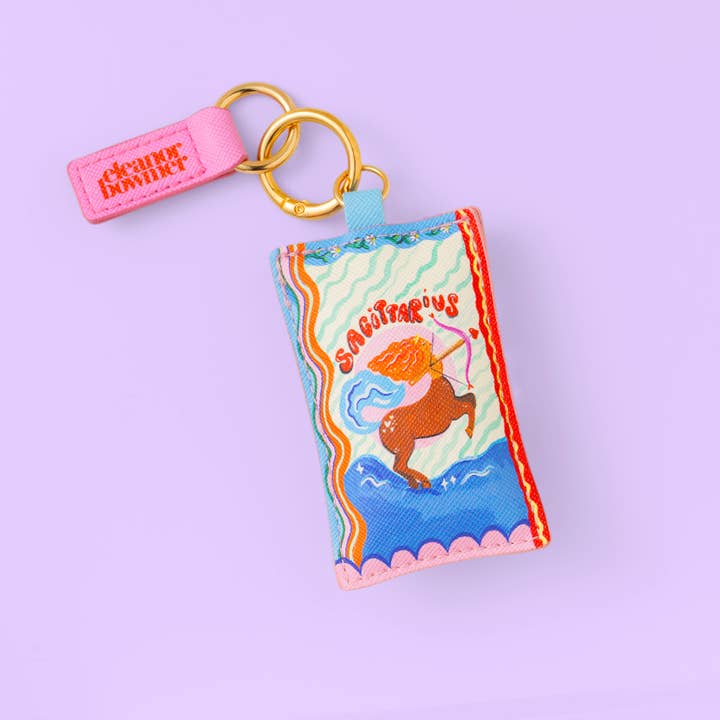 Sagittarius Zodiac Keyring for wholesale by Eleanor Bowmer