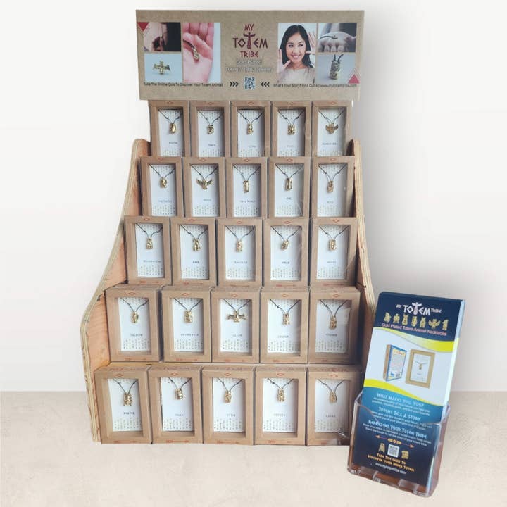 My Totem Tribe - Wholesale Jewelry Stand & Display - My Totem Tribe Wooden Display1