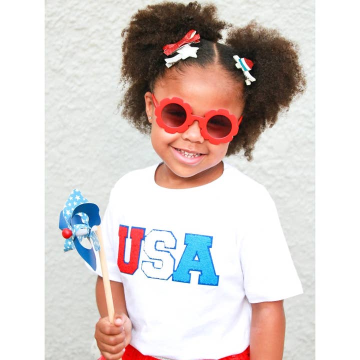 Sweet Wink - Wholesale Hair Clip - Kids - Bomb Pop Clip Set - 4th of July - Hair Clips