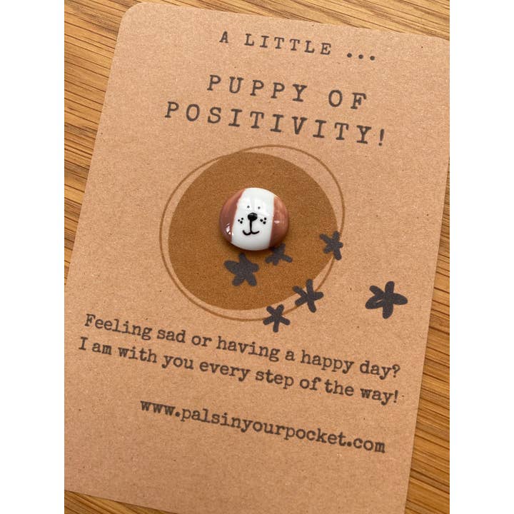 Pals in your Pocket - Wholesale Keepsake coin/token - Puppy Of Positivity Comfort Pocket Pebble For Anxiety3