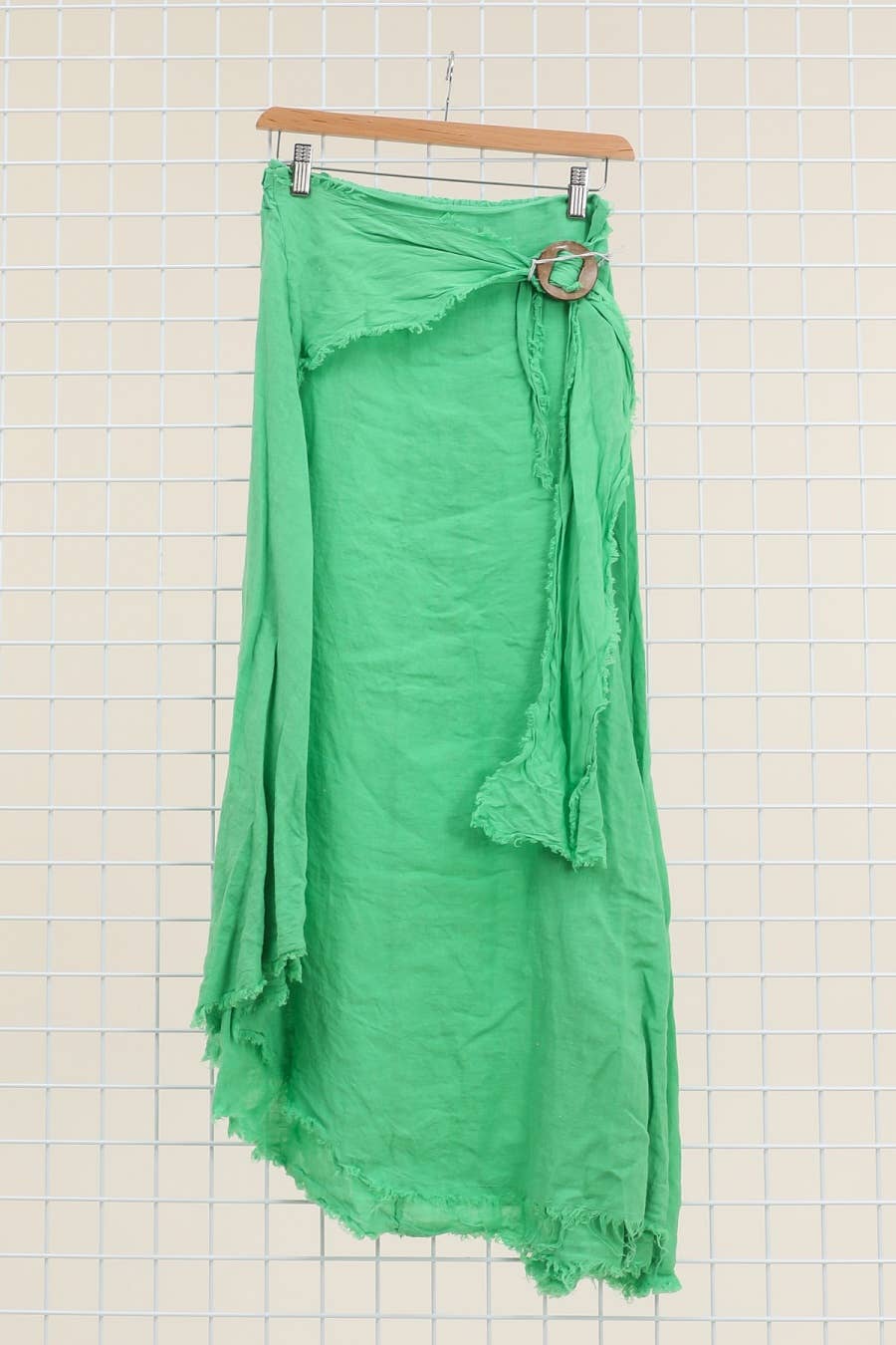 la maison des fibres naturelles - Wholesale Skirt - Women's - Linen skirt with drawstring 1013 100% linen13