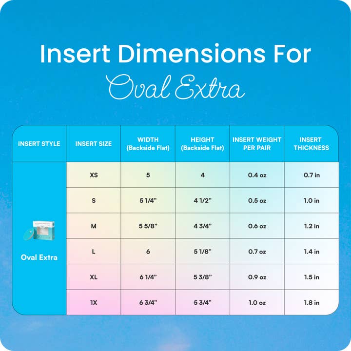 Honey Cloudz - Wholesale Bra Inserts - Women's - Oval Extra Breast Form – Post-Mastectomy9