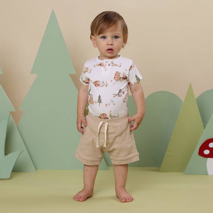 Snuggle Hunny - Wholesale Bodysuit (Non-Footed) - Baby - Bears Short Sleeve Organic Bodysuit6