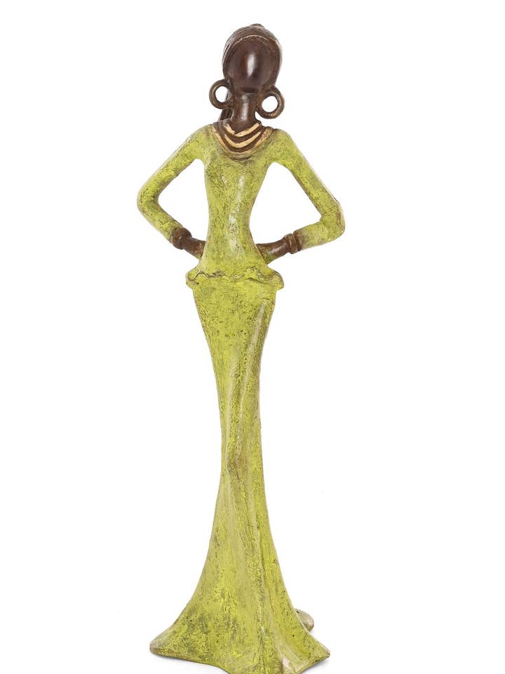 Rooted in Confidence Burkina Bronze Sculpture for wholesale by Swahili | AFRICAN MODERN