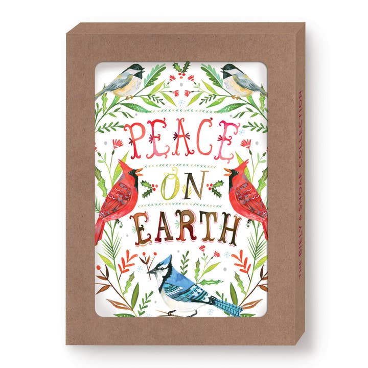 Biely & Shoaf - Wholesale Season's Greetings Card - Peace On Earth Holiday Boxed Cards - Set of 10