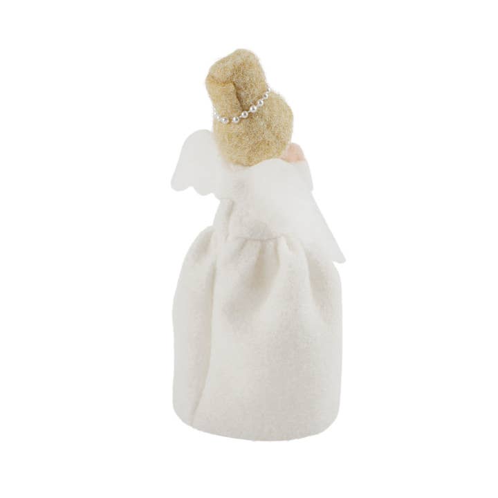 CGB Giftware - Wholesale Tree Topper - Christmas Felt Light Haired Angel Tree Topper4