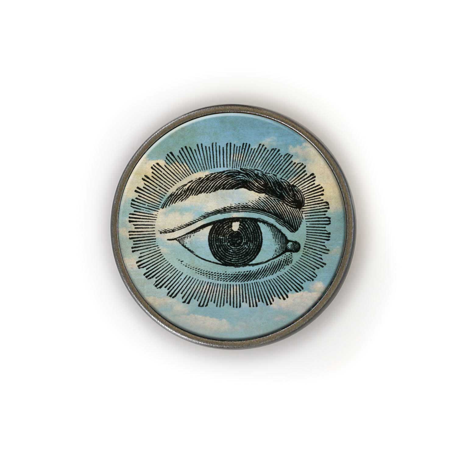 Lucy Lu Designs – Engroshandel Flaske-/vinåbner – Eye Seeing Eye Tarot Funky Cool Blå Magnet oplukker1