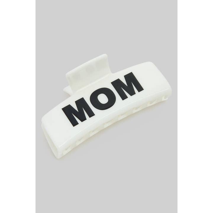 Girly - Wholesale Hair Clip - Women's - DOG MOM RECTANGULAR HAIR CLIP