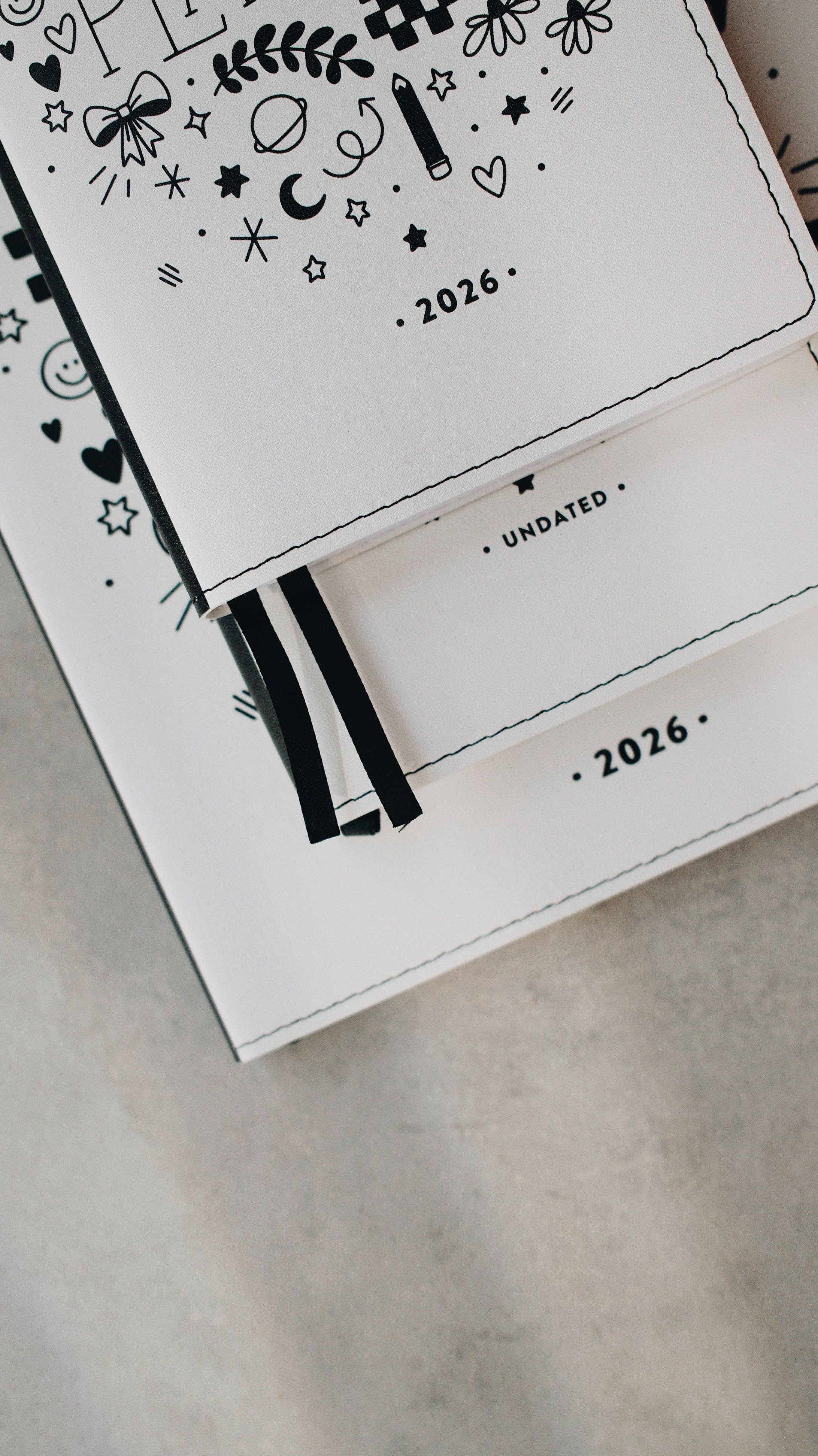 Rad & Happy - Wholesale Planner - 2026 Dated 8x10 Planner - Doodle Edition20