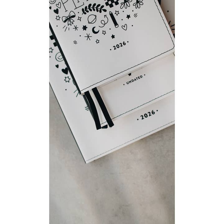 Rad & Happy - Wholesale Planner - 2026 Dated 8x10 Planner - Doodle Edition20