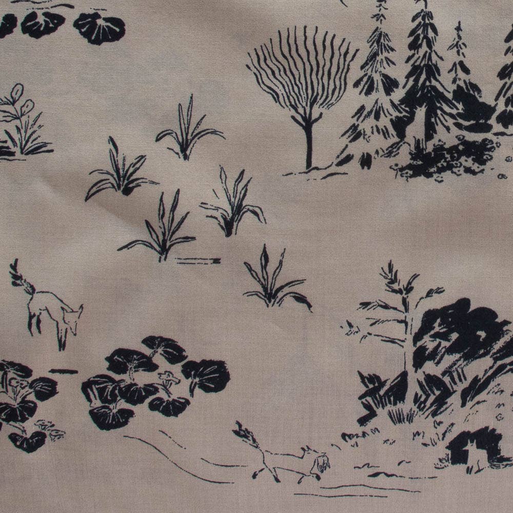 Birch Fabrics – Engroshandel Stofbolt – Ræv Toilet Te LAWN2