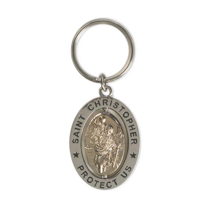 Christian Brands Catholic - Wholesale Keychain - Unisex - Revolv Ky Rng-St Chrstphr 6Pcs