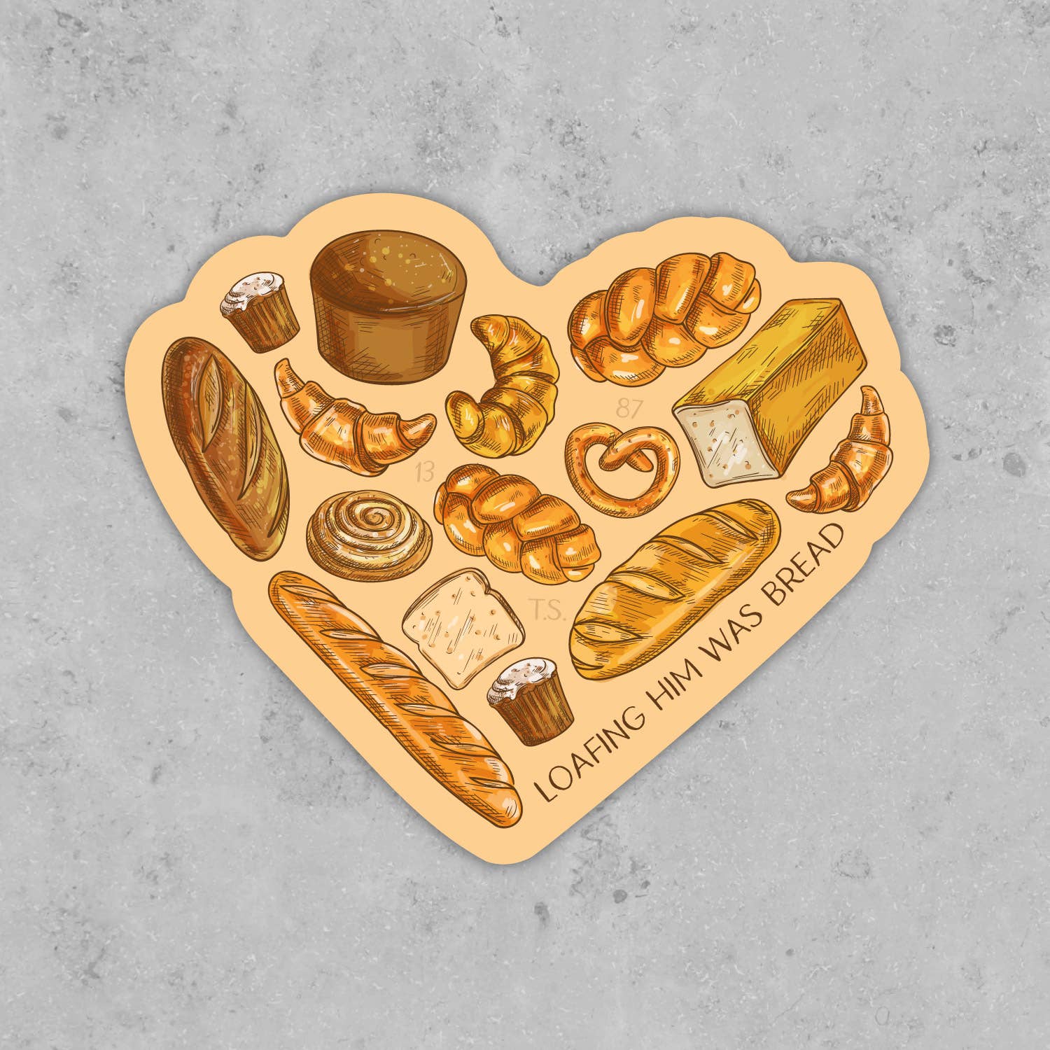 The Orange Ampersand - Wholesale Sticker - Loafing Him Was Bread Tay Sticker | Showgirl2
