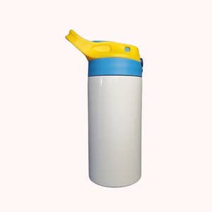 9 oz or 12oz White Sippy, SUBLIMATION Blank, Stainless Steel, Tumbler,  Water Bottle, wholesale, sublimate for your store - Faire