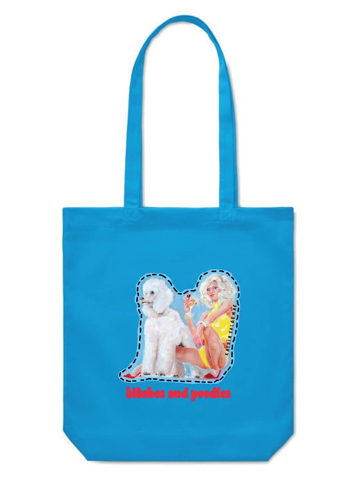 Winkelmand "Teven en Poedels" voor wholesale door Katrin Valgemäe