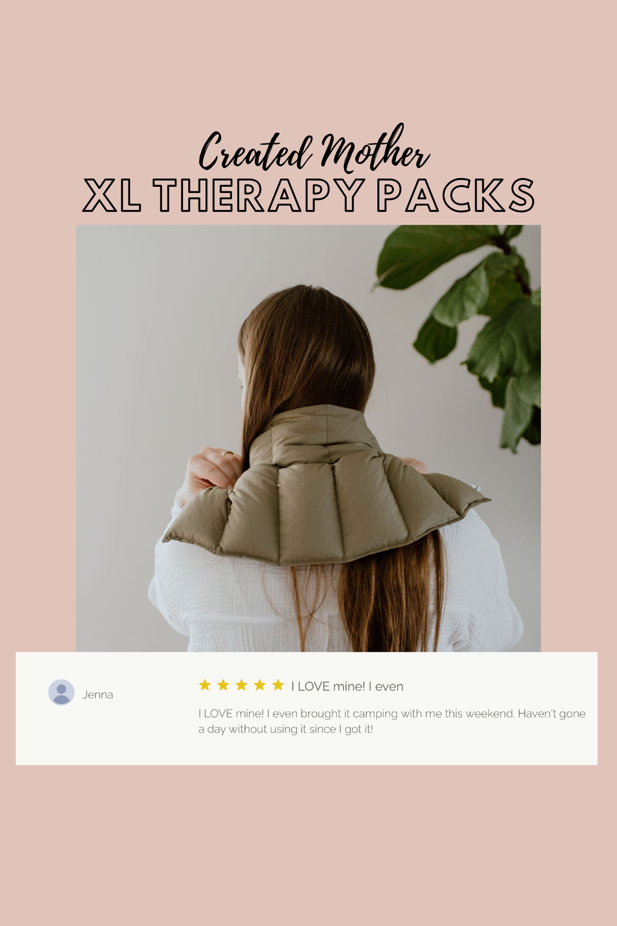 Created Mother – wholesale Varm/kall kompress – Extra stor värme- och kylterapipåse5