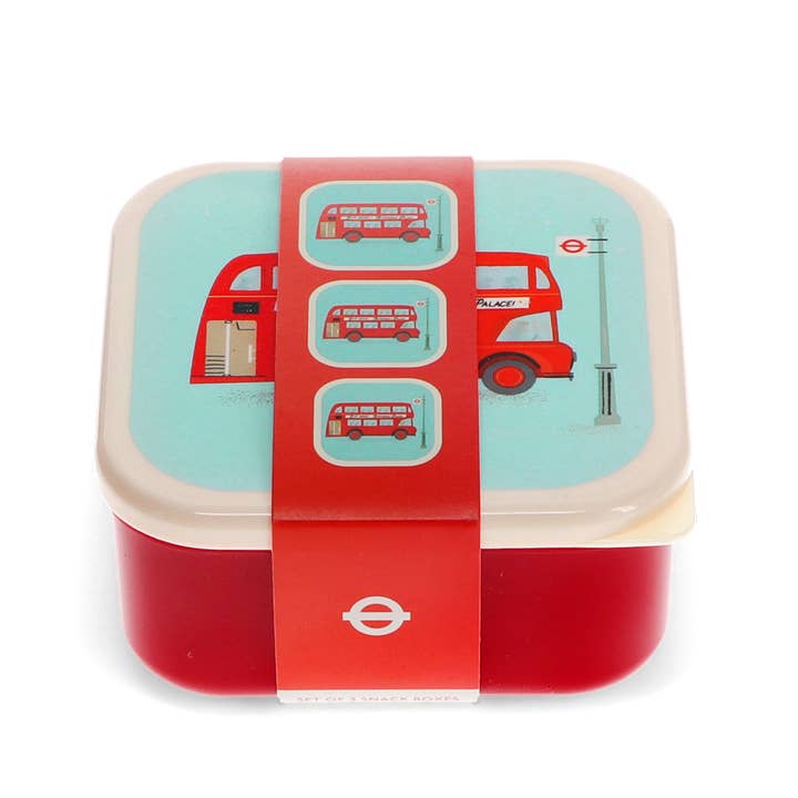 Caixas de lanche (conjunto de 3) - Autocarro Routemaster da TfL por atacado de Rex B2B - Europe