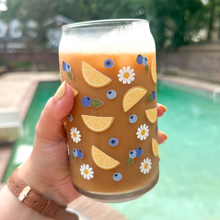 Limonada de Mirtilo | Copo de Vidro por atacado de Oak Shore Collective LLC