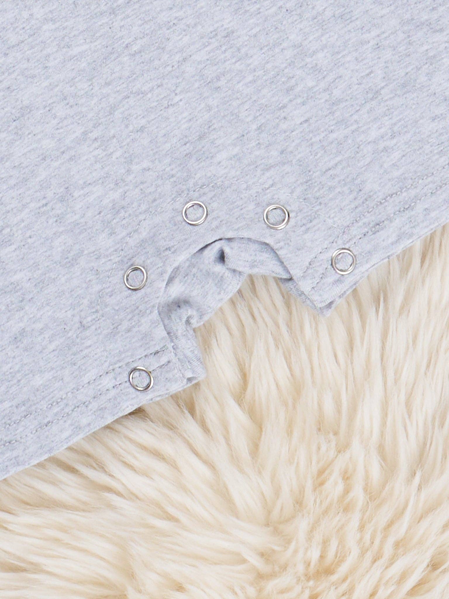 Marie Nicole Clothing - Wholesale Jumpsuit - Baby - Grey Baseball Romper1