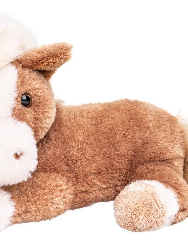 horse, lying down (brown) - super soft - cuddly/plush toy for wholesale by Uni Toys